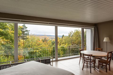 Studio with a stunning view in Spa