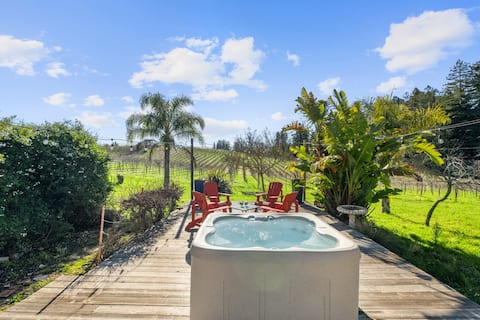 Sonoma County Historical Ranch House on a Vineyard