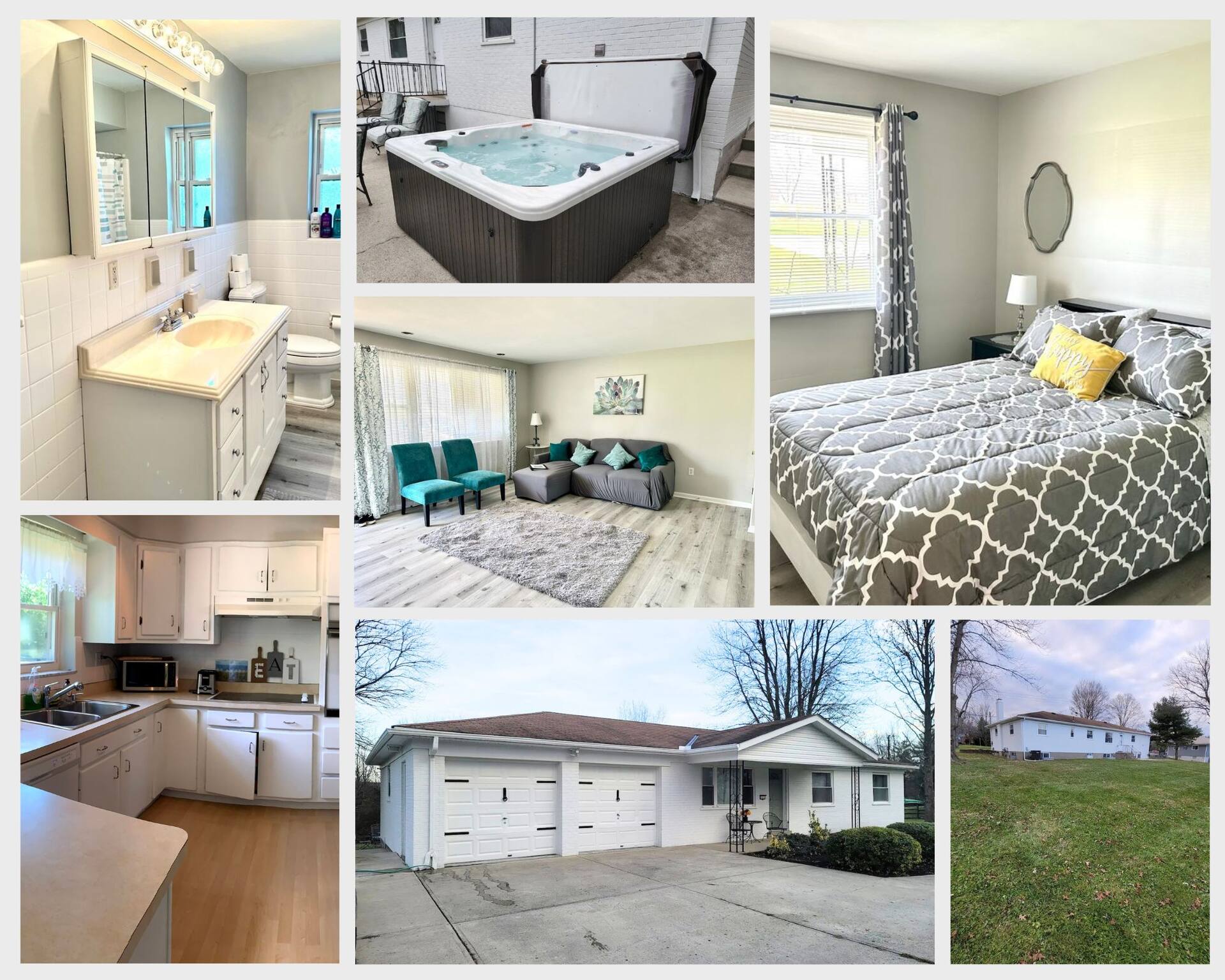 Spacious 3BR Ranch w/HotTub&Yard•Near Kings Island