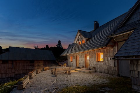Mountain Chalet Godec on Vogel above Bohinj lake
