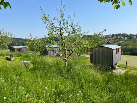 Shepherd's hut "Wolkakratzer" near Wolfegg