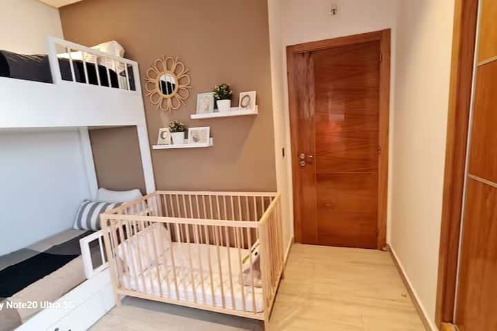 Druhá spálňa s 2 poschodovými posteľami 