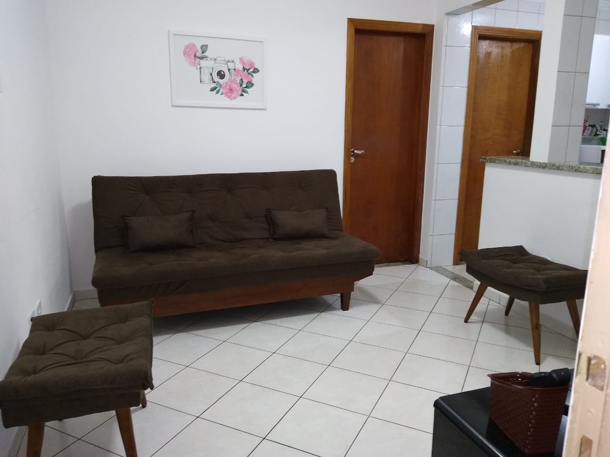 Top Airbnb: Apartment in front of Gonzaga Beach in Santos em Santos