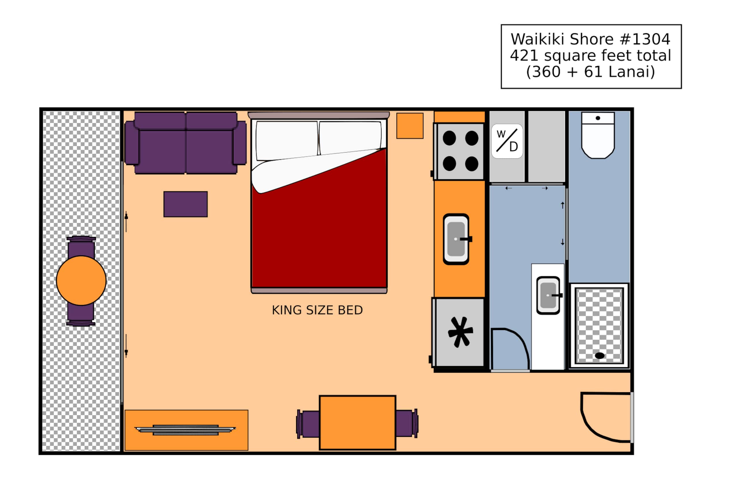 Condo in Honolulu · ★4.92 · Studio · 1 bed · 1 private bath - Image 1