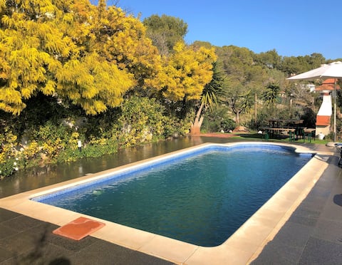 Top performing Airbnb: Casa Bella Vista in the Mountain with a Private Pool in Cunit