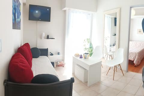 Top Airbnb: Well located apartment/comfortable/bright/Wifi in the city en Villa Ortúzar