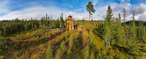 Tårnheim on Hølonda Tower in the woods Melhus