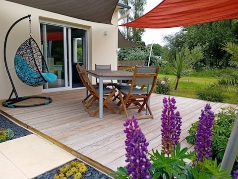 4* Villa Baie du Kernic 200 m from the sea