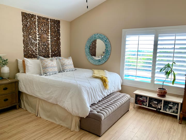 Master na Kitanda cha King cha Cal