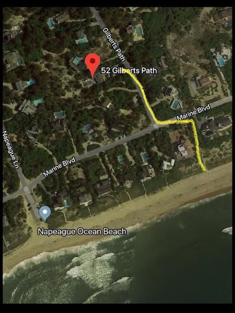 Steps to the Ocean in Amagansett Dunes