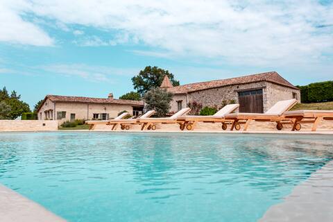 Secluded farmhouse with stunning new pool