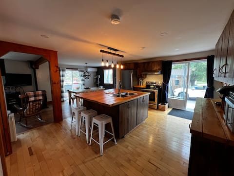 Chalet Le Port'eau (navigable waterfront)