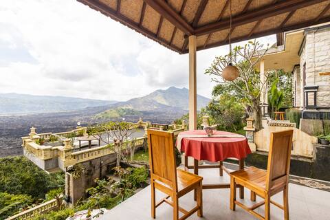 Black Lava Room with Mountain View, Kintamani