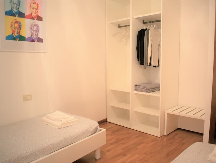 chambre avec lits jumeaux