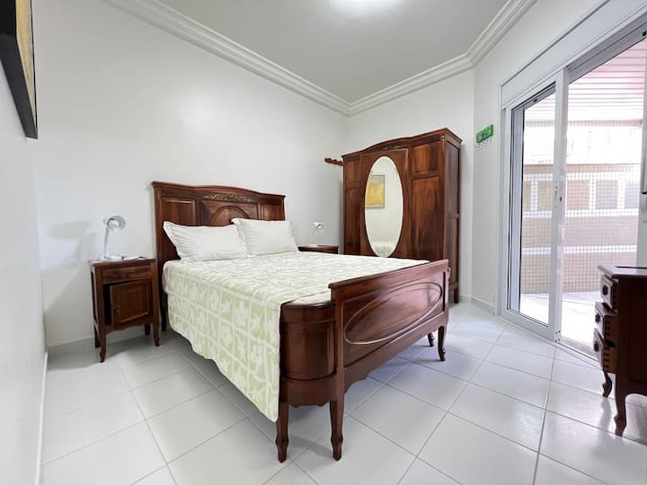 Ground floor suite with backyard exit and beautiful restored antique furniture.