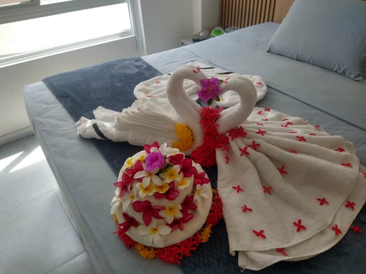 Foto de la suite ordenada