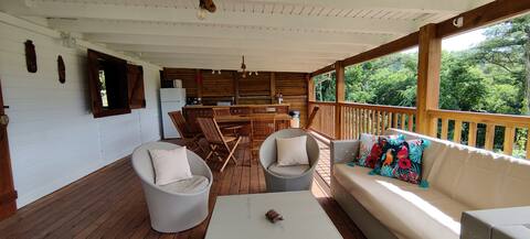 TI COLAS, Bungalow with forest view for 4 to 6 per