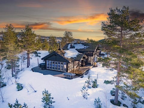 Cottage at Gautefall Panorama in Drangedal