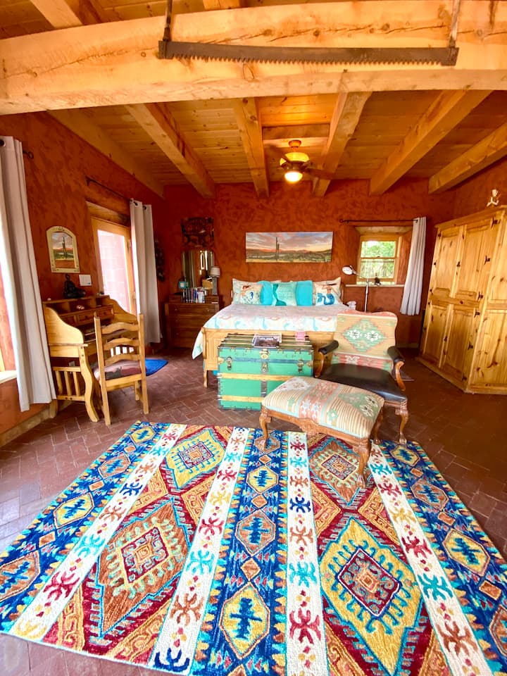 Cama tamaño king...¡Oh, tan cómoda!