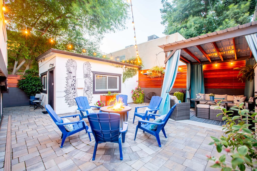 Private, Cozy, Gated Studio with Outdoor Courtyard