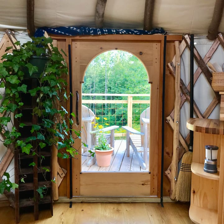 Vermont Retreat Yurt, a fourseason escape Yurts for Rent in Putney