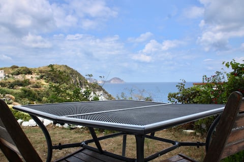 Successful Airbnb property: Casa Sandolo 3 in Le Forna – view on Palmarola in Ponza
