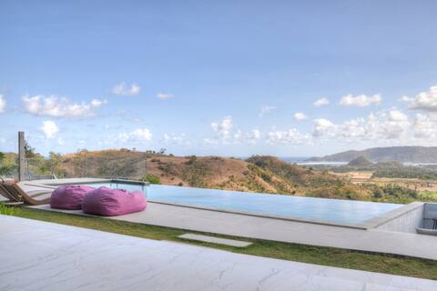 Villa Alasa, Private Hilltop Seaview Villa for 6