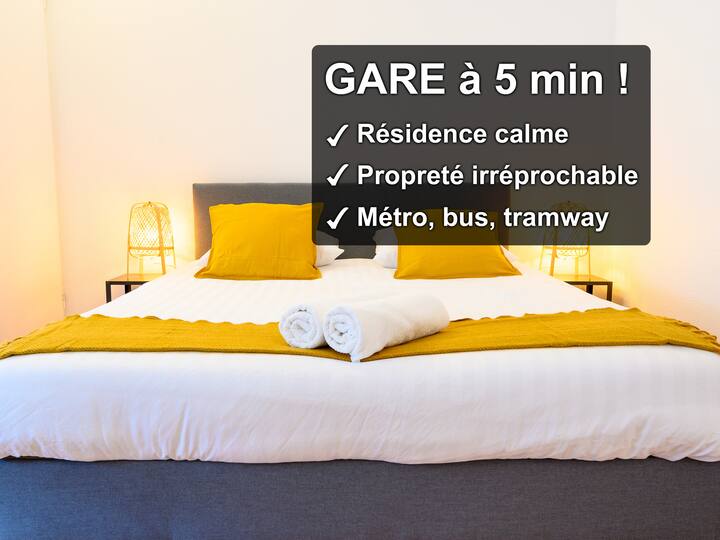 Warm ⭐️ duplex 5 min. Gare SNCF PartDieu ⭐️ Apartments for Rent in