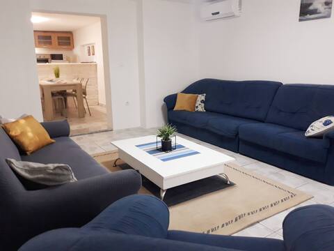 Beachfront apartment Ana with swimming pool