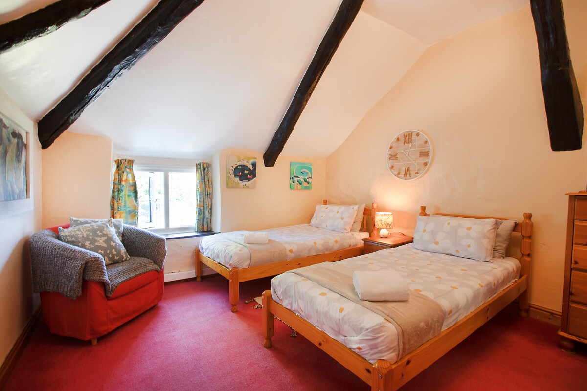 Dormitorio doble perfecto para que se alojen adultos gemelos o dos niños