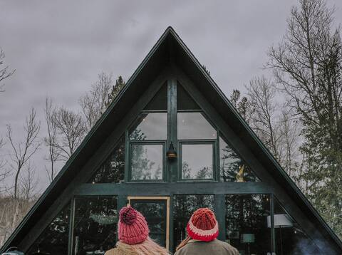 Aframe Riverside Cabin on Sturgeon River