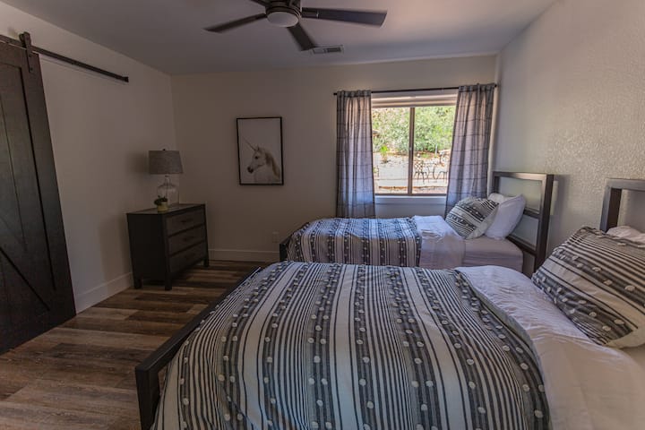 Twin bedroom.
