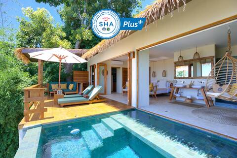 Luxury & Natural Cottage Private Pool Sea View