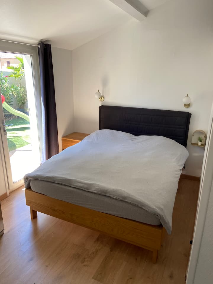 Spálňa v spodnej časti hlavnej spálne 