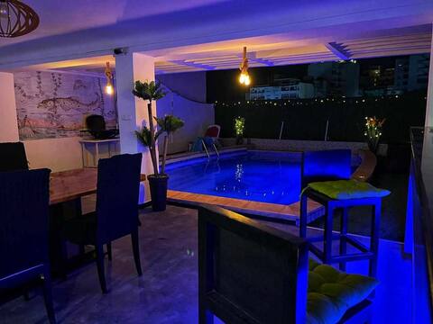 Villa with a pool