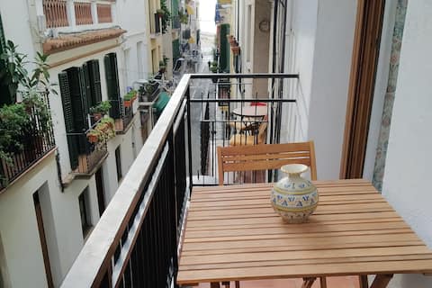 Airbnb con mejor rendimiento: Apt. downtown Sitges near the beach en Sitges