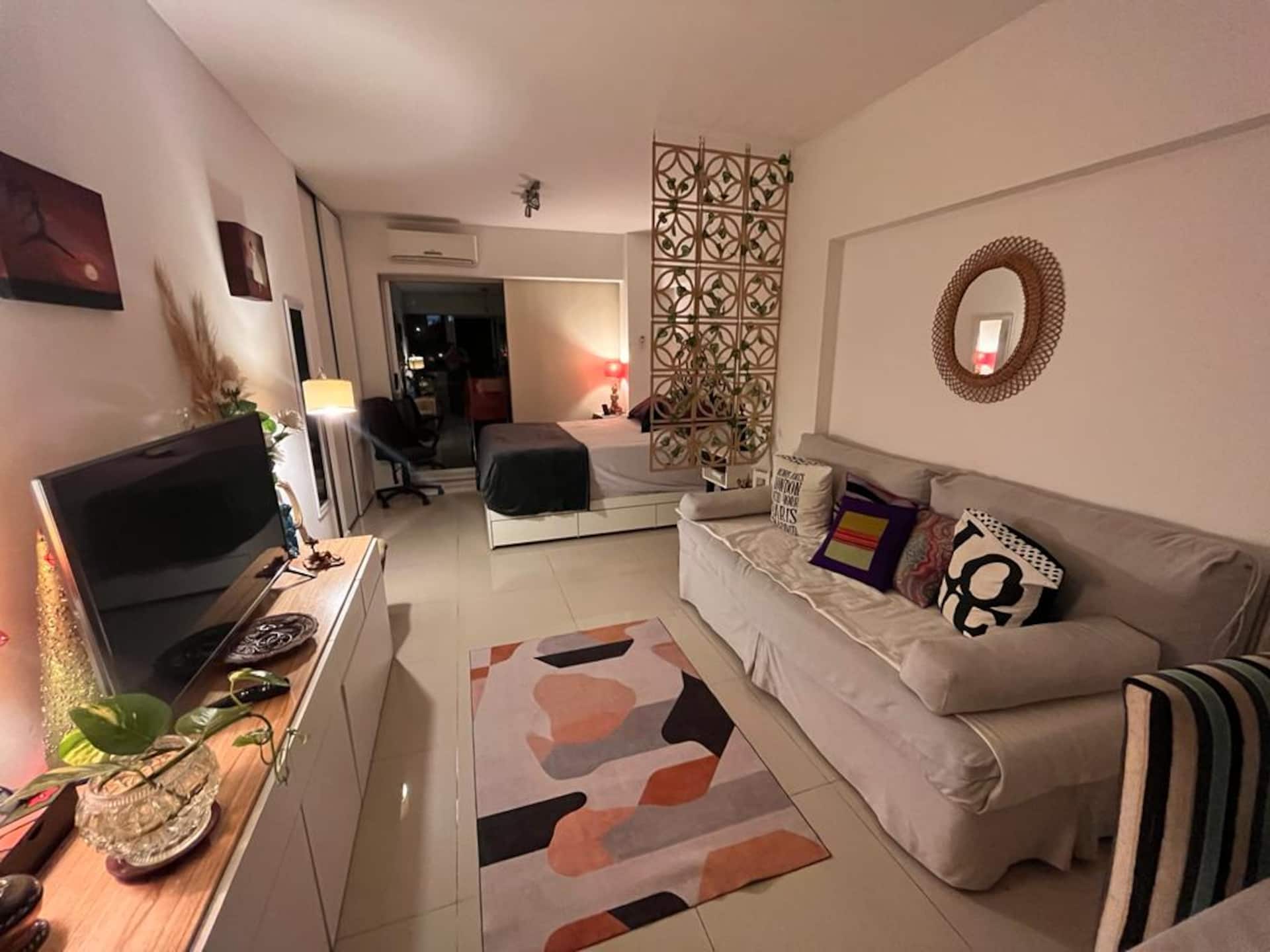 New one-bedroom apartment in Palermo near Palermo Lakes Park