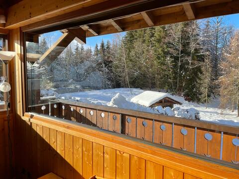 Warm family cottage