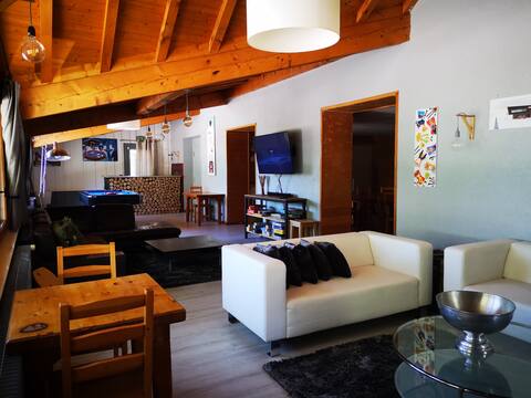 Chalet 450m2 - 9 chambres/9 sdb, sauna...