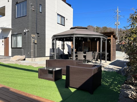 MIYABI#B/private garden/3min walk from FujiQ sta.