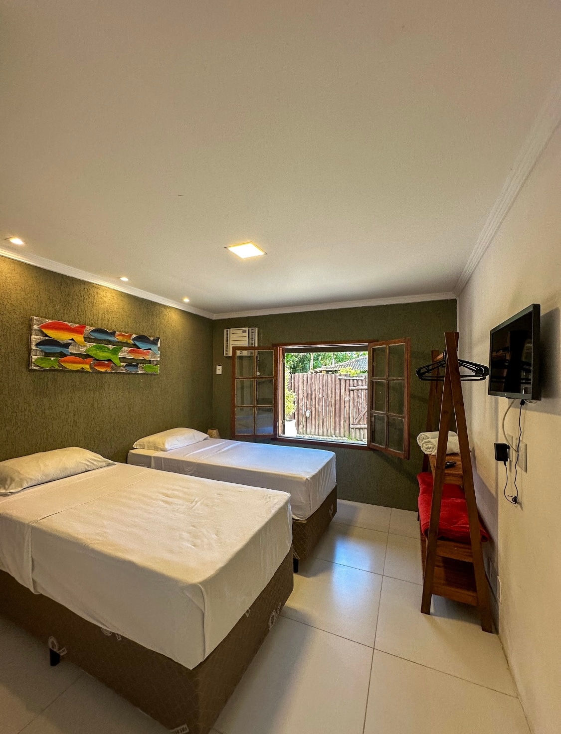 Dormitorio 1  ( PUEDE ser CON CAMAS INDIVIDUALES O DOBLES) 