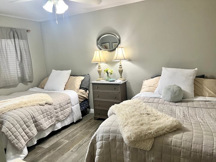 3. soveværelse med 2 queensize-senge