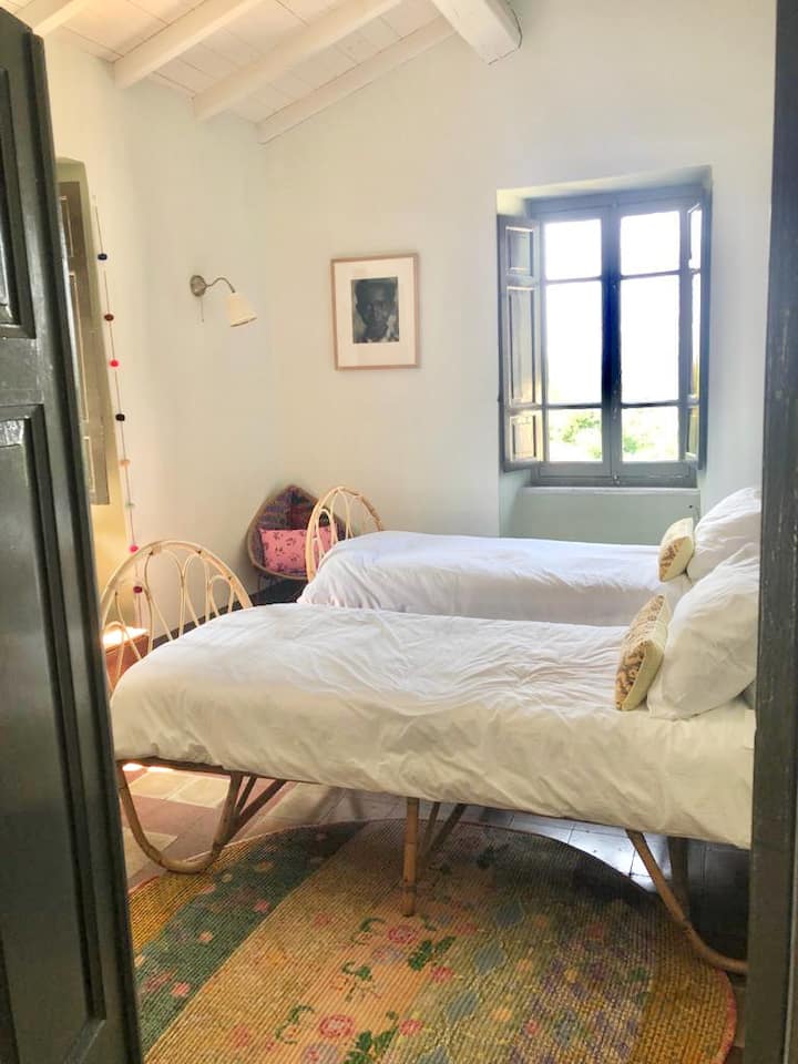 Spálňa 2 bohémsky elegantný apartmán