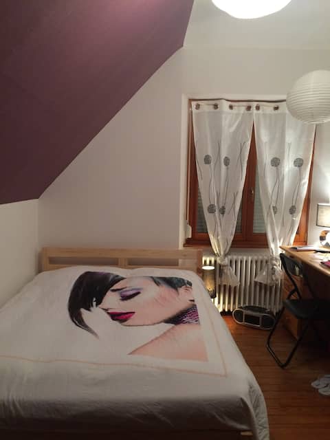 chambre, tout confort