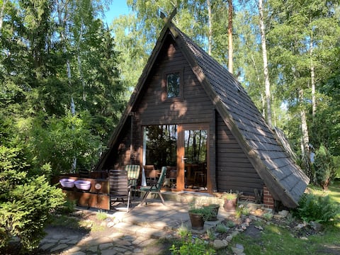 Beliebte Airbnb-Anzeige: Idyllic Finnish hut in the forest: vacation with friends in Görlitz