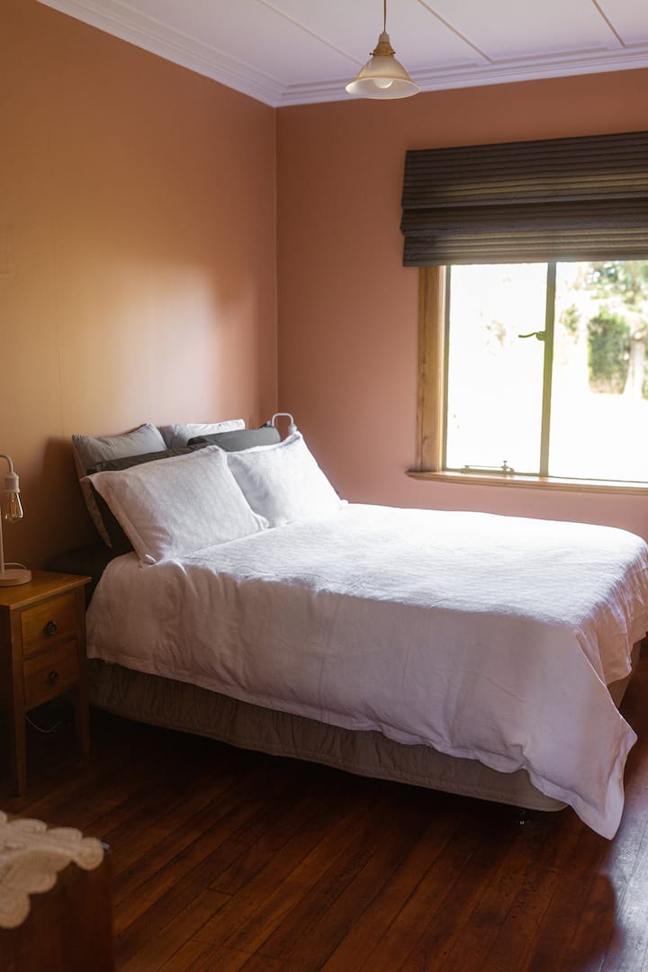 Queen room with large wardrobe