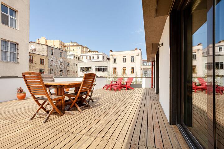 Duplex Two Bedroom with Terrace in Galata (A22)