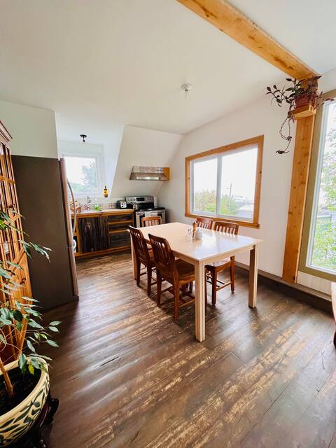 Apartment with a view to Tadoussac Bay