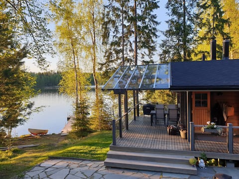 Unique Sauna Cottage in the Finnish Wilderness