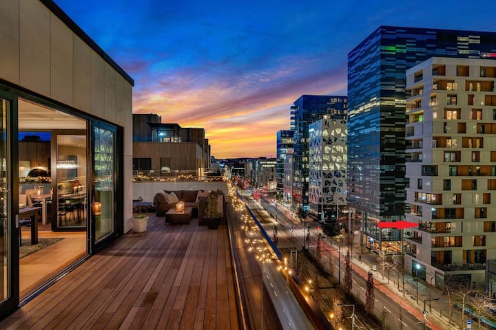 Spacious modern 3BR apt at Central OSLO Barcode